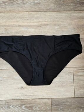 Aerie Swim Bikinis Black Bikini Bottoms - Classic Sz XL